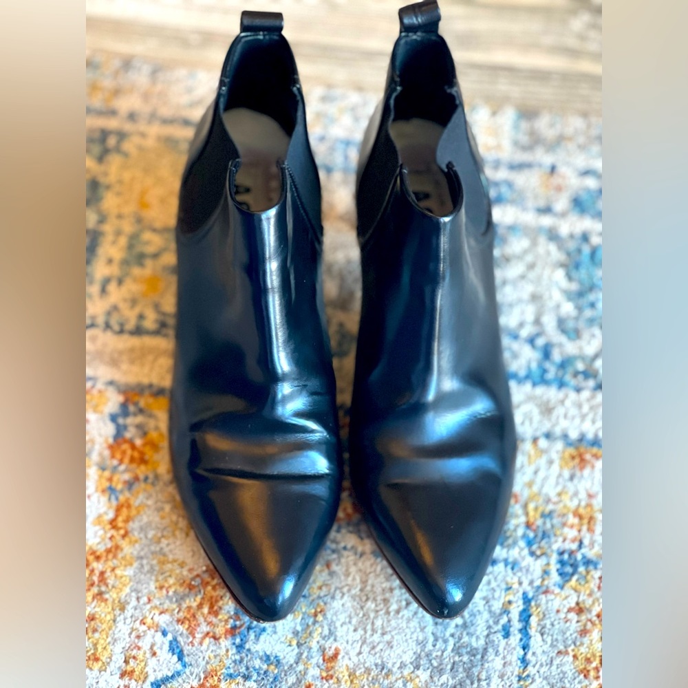 Acne Studios leather ankle boots.